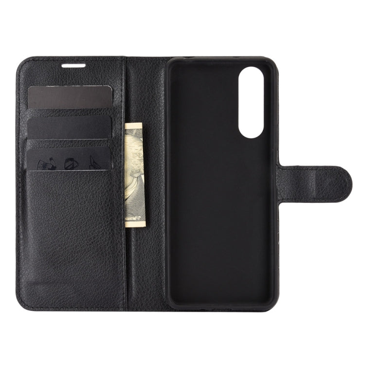 For Sony Xperia 5 II Litchi Texture Horizontal Flip Protective Case with Holder & Card Slots & Wallet