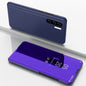 Plus Plated Mirror Horizontal Flip Leather Case with Holder, For OnePlus Nord