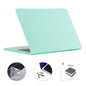 For MacBook Air 13.6 2022/2024 A2681 M2 / A3113 M3 EU Version ENKAY 3 in 1 Matte Laptop Case with TPU Keyboard Film / Anti-dust Plugs