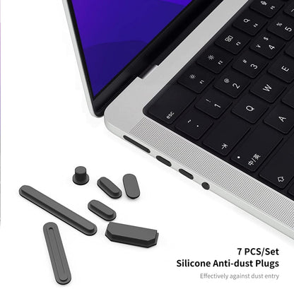 For MacBook Air 13.6 2022/2024 A2681 M2 / A3113 M3 EU Version ENKAY 3 in 1 Matte Laptop Case with TPU Keyboard Film / Anti-dust Plugs