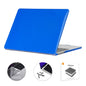 For MacBook Air 13.6 2022/2024 A2681 M2 / A3113 M3 EU Version ENKAY 3 in 1 Crystal Laptop Case with TPU Keyboard Film / Anti-dust Plugs