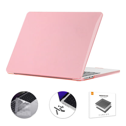 For MacBook Air 13.6 2022/2024 A2681 M2 / A3113 M3 EU Version ENKAY 3 in 1 Crystal Laptop Case with TPU Keyboard Film / Anti-dust Plugs