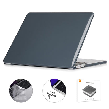 For MacBook Air 13.6 2022/2024 A2681 M2 / A3113 M3 US Version ENKAY 3 in 1 Crystal Laptop Case with TPU Keyboard Film / Anti-dust Plugs