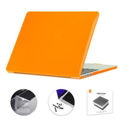 For MacBook Air 13.6 2022/2024 A2681 M2 / A3113 M3 US Version ENKAY 3 in 1 Crystal Laptop Case with TPU Keyboard Film / Anti-dust Plugs