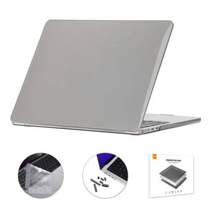 For MacBook Air 13.6 2022/2024 A2681 M2 / A3113 M3 US Version ENKAY 3 in 1 Crystal Laptop Case with TPU Keyboard Film / Anti-dust Plugs