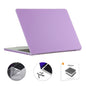 For MacBook Air 13.6 2022/2024 A2681 M2 / A3113 M3 US Version ENKAY 3 in 1 Matte Laptop Case with TPU Keyboard Film / Anti-dust Plugs, 3 in 1 US Version