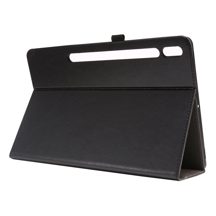 2-Folding Business Horizontal Flip PU Leather Case with Card Slots & Holder