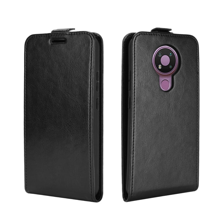 For Nokia 3.4 R64 Texture Single Vertical Flip Leather Protective Case with Card Slots & Photo Frame