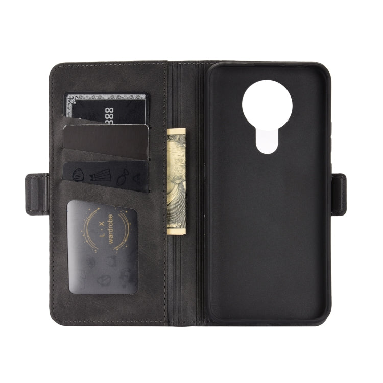 For Nokia 3.4 Dual-side Magnetic Buckle Horizontal Flip Leather Case with Holder & Card Slots & Wallet, For Nokia 3.4