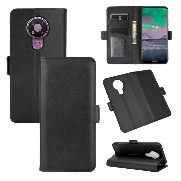 For Nokia 3.4 Dual-side Magnetic Buckle Horizontal Flip Leather Case with Holder & Card Slots & Wallet, For Nokia 3.4