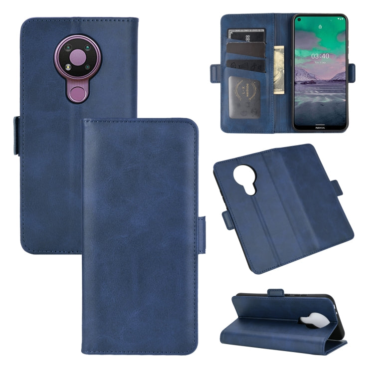 For Nokia 3.4 Dual-side Magnetic Buckle Horizontal Flip Leather Case with Holder & Card Slots & Wallet, For Nokia 3.4