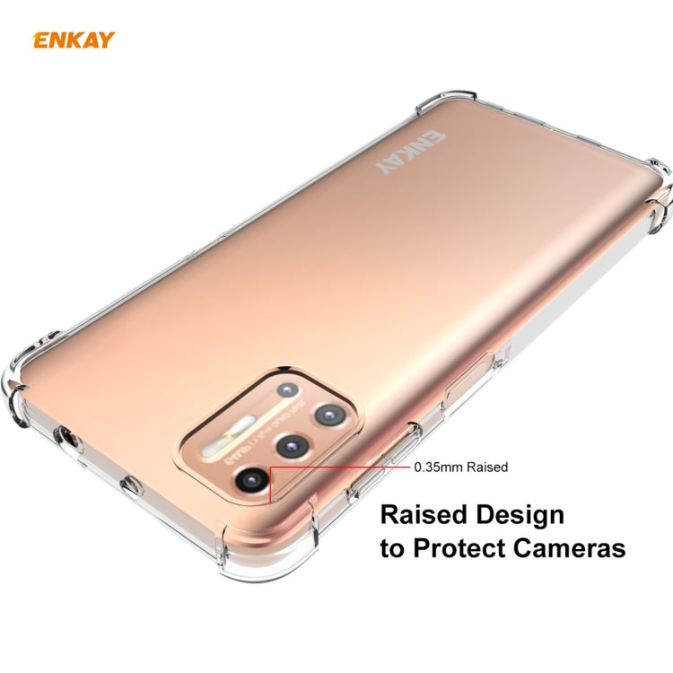 Hat-Prince ENKAY Clear TPU Shockproof Case Soft Anti-slip Cover, For Motorola Moto G9 Plus, For Motorola Moto G9 / G9 Play, For Xiaomi Redmi 9A, For Xiaomi Redmi 9C, For Samsung Galaxy A01 Core / M01 Core, For Sony Xperia 5 II, For Samsung Galaxy A42 5...