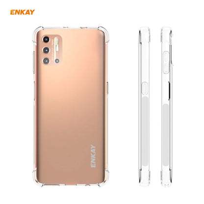 Hat-Prince ENKAY Clear TPU Shockproof Case Soft Anti-slip Cover, For Motorola Moto G9 Plus, For Motorola Moto G9 / G9 Play, For Xiaomi Redmi 9A, For Xiaomi Redmi 9C, For Samsung Galaxy A01 Core / M01 Core, For Sony Xperia 5 II, For Samsung Galaxy A42 5...