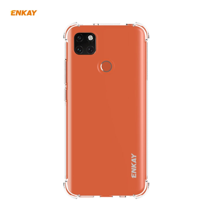 Hat-Prince ENKAY Clear TPU Shockproof Case Soft Anti-slip Cover, For Motorola Moto G9 Plus, For Motorola Moto G9 / G9 Play, For Xiaomi Redmi 9A, For Xiaomi Redmi 9C, For Samsung Galaxy A01 Core / M01 Core, For Samsung Galaxy A42 5G, For Sony Xperia 5 I...