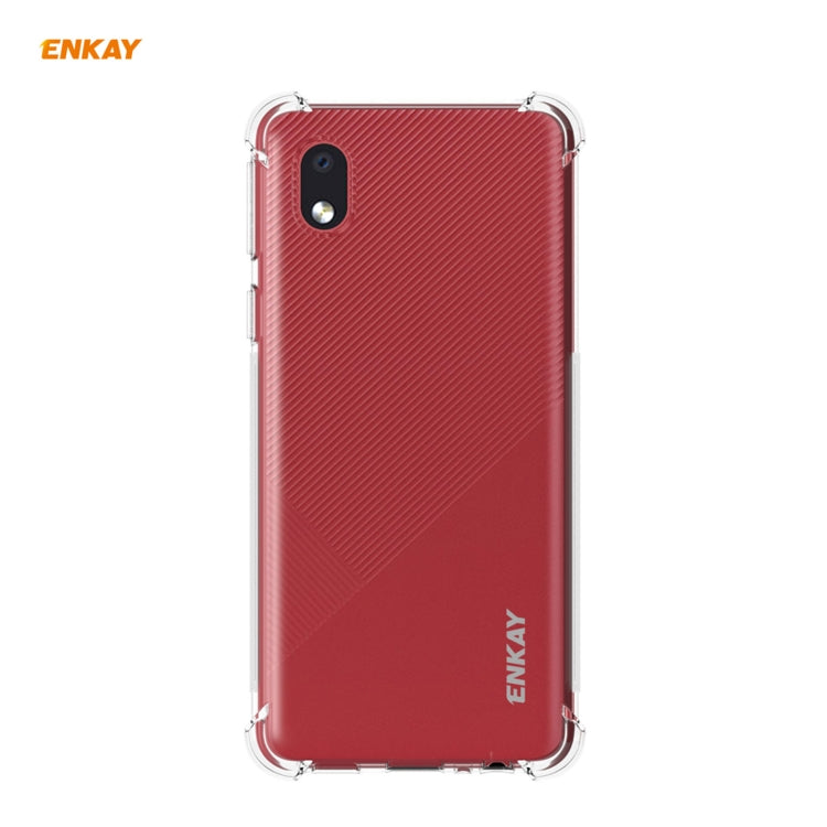 Hat-Prince ENKAY Clear TPU Shockproof Case Soft Anti-slip Cover, For Motorola Moto G9 Plus, For Motorola Moto G9 / G9 Play, For Xiaomi Redmi 9A, For Xiaomi Redmi 9C, For Samsung Galaxy A01 Core / M01 Core, For Samsung Galaxy A42 5G, For Sony Xperia 5 I...