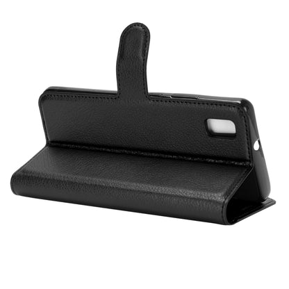 For ZTE Blade L210 Litchi Texture Horizontal Flip Protective Case with Holder & Card Slots & Wallet, For ZTE Blade L210