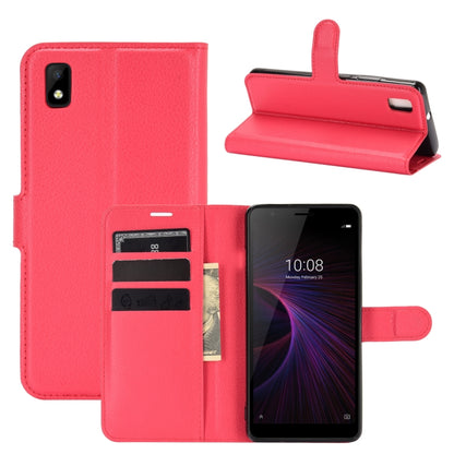 For ZTE Blade L210 Litchi Texture Horizontal Flip Protective Case with Holder & Card Slots & Wallet, For ZTE Blade L210