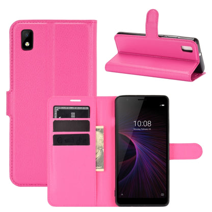 For ZTE Blade L210 Litchi Texture Horizontal Flip Protective Case with Holder & Card Slots & Wallet, For ZTE Blade L210