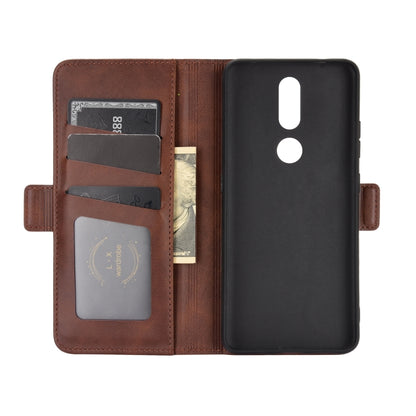 For Nokia 2.4 Dual-side Magnetic Buckle Horizontal Flip Leather Case with Holder & Card Slots & Wallet, For Nokia 2.4