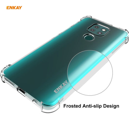 Hat-Prince ENKAY Clear TPU Shockproof Case Soft Anti-slip Cover + 0.26mm 9H 2.5D Full Glue Full Coverage Tempered Glass Protector Film, For Motorola Moto G9 / G9 Play, For Xiaomi Redmi 9A, For Xiaomi Redmi 9C, For Xiaomi 10T 5G / 10T Pro 5G������������...