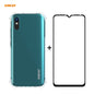 Hat-Prince ENKAY Clear TPU Shockproof Case Soft Anti-slip Cover + 0.26mm 9H 2.5D Full Glue Full Coverage Tempered Glass Protector Film