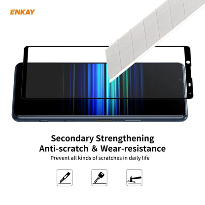 Hat-Prince ENKAY Clear TPU Shockproof Case Soft Anti-slip Cover + 0.26mm 9H 2.5D Full Glue Full Coverage Tempered Glass Protector Film