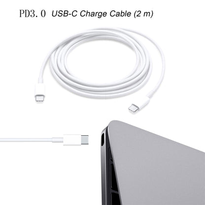 2 in 1 PD 30W USB-C / Type-C + 3A PD 3.0 USB-C / Type-C to USB-C / Type-C Fast Charge Data Cable Set, Cable Length: 2m, AU Plug