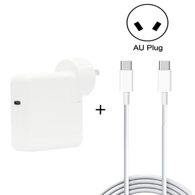 2 in 1 PD 30W USB-C / Type-C + 3A PD 3.0 USB-C / Type-C to USB-C / Type-C Fast Charge Data Cable Set, Cable Length: 2m, AU Plug