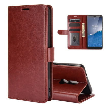 For Nokia C3 R64 Texture Single Horizontal Flip Protective Case with Holder & Card Slots & Wallet& Photo Frame, For Nokia C3