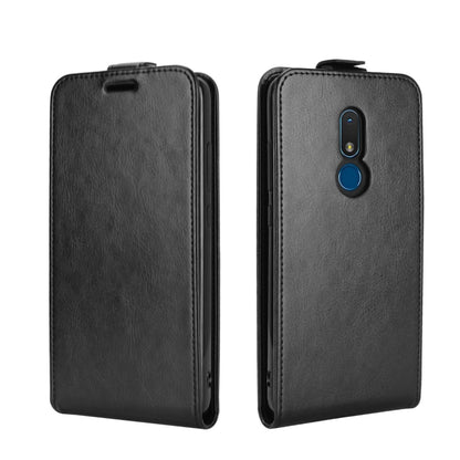 For Nokia C3 R64 Texture Single Vertical Flip Leather Protective Case with Card Slots & Photo Frame, For Nokia C3