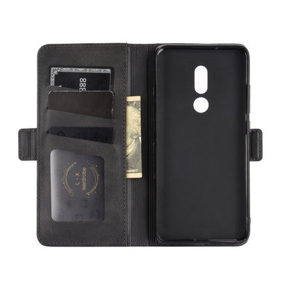 For Nokia C3 Dual-side Magnetic Buckle Horizontal Flip Leather Case with Holder & Card Slots & Wallet