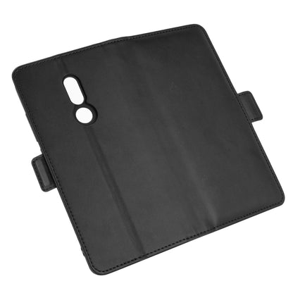 For Nokia C3 Dual-side Magnetic Buckle Horizontal Flip Leather Case with Holder & Card Slots & Wallet