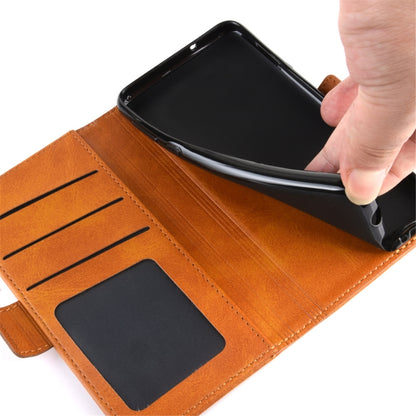 For Nokia C3 Dual-side Magnetic Buckle Horizontal Flip Leather Case with Holder & Card Slots & Wallet