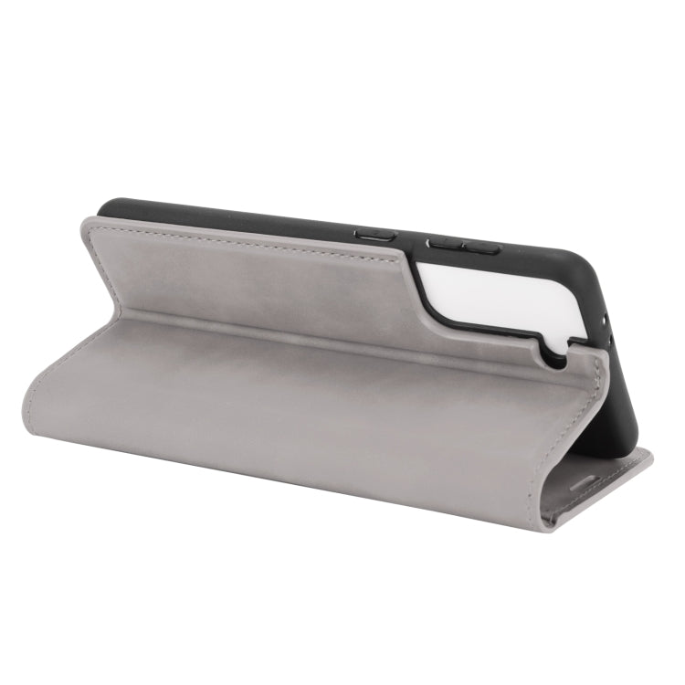 For Samsung Galaxy S21 Retro-skin Business Magnetic Suction Leather Case with Holder & Card Slots & Wallet, For Samsung Galaxy S21 5G