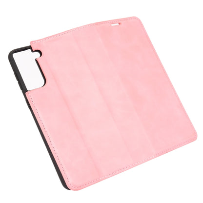 For Samsung Galaxy S21 Retro-skin Business Magnetic Suction Leather Case with Holder & Card Slots & Wallet, For Samsung Galaxy S21 5G