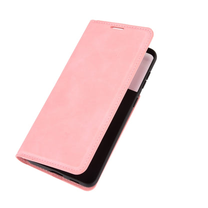 For Samsung Galaxy S21 Retro-skin Business Magnetic Suction Leather Case with Holder & Card Slots & Wallet, For Samsung Galaxy S21 5G