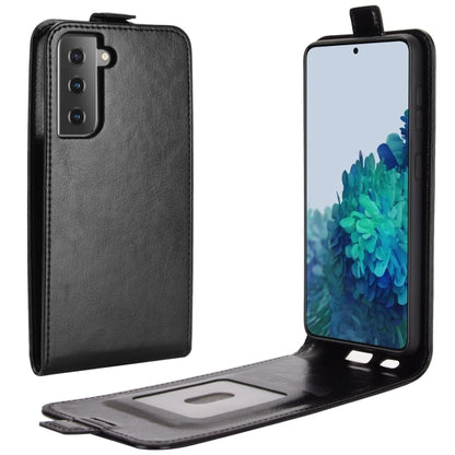 For Samsung Galaxy S30 R64 Texture Single Vertical Flip Leather Protective Case with Card Slots & Photo Frame, For Galaxy S21 5G