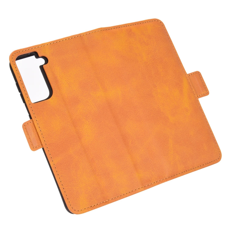 For Samsung Galaxy S30 Dual-side Magnetic Buckle Horizontal Flip Leather Case with Holder & Card Slots & Wallet, For Samsung Galaxy S21 5G