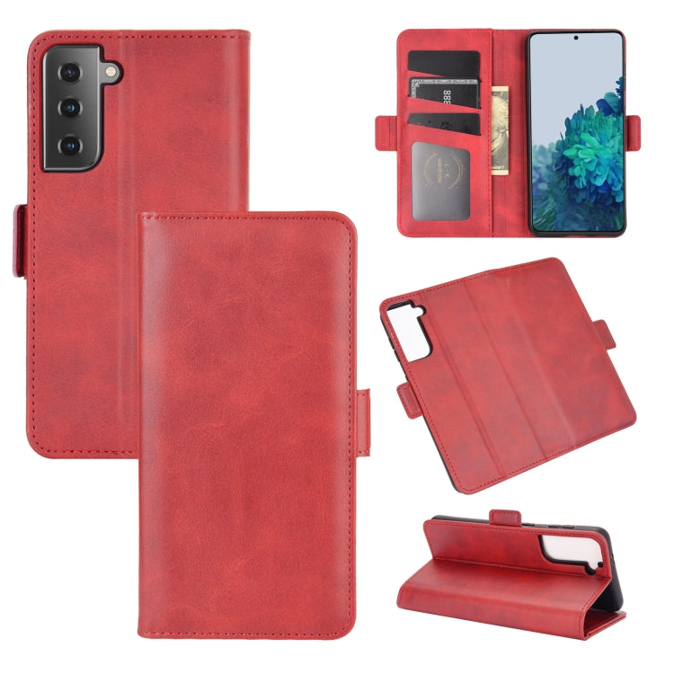 For Samsung Galaxy S30 Dual-side Magnetic Buckle Horizontal Flip Leather Case with Holder & Card Slots & Wallet, For Samsung Galaxy S21 5G