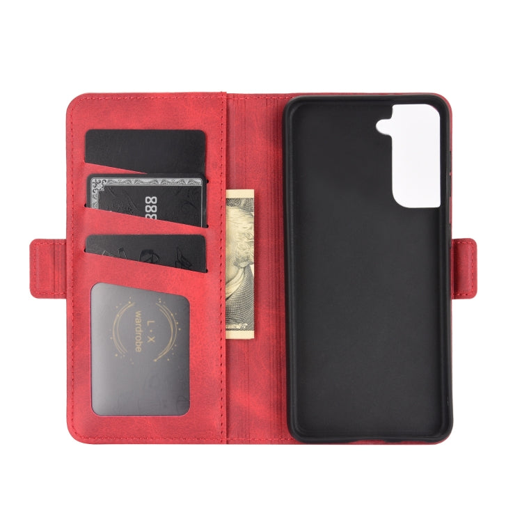For Samsung Galaxy S30 Dual-side Magnetic Buckle Horizontal Flip Leather Case with Holder & Card Slots & Wallet, For Samsung Galaxy S21 5G