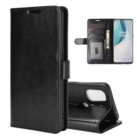 For OnePlus Nord N10 5G R64 Texture Single Horizontal Flip Protective Case with Holder & Card Slots & Wallet& Photo Frame