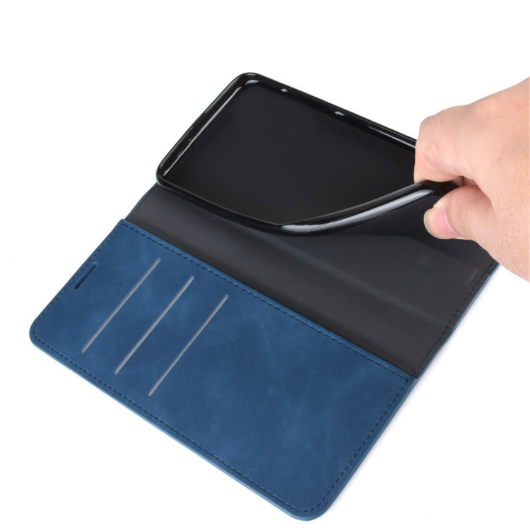 For OnePlus Nord N10 5G Retro-skin Business Magnetic Suction Leather Case with Holder & Card Slots & Wallet, For OnePlus Nord N10 5G