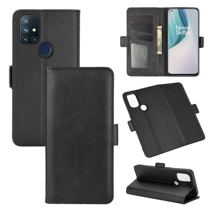 For OnePlus Nord N10 5G Dual-side Magnetic Buckle Horizontal Flip Leather Case with Holder & Card Slots & Wallet