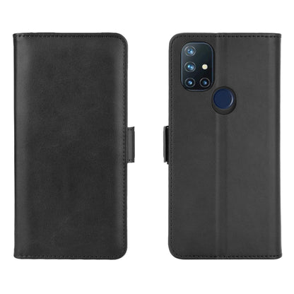 For OnePlus Nord N10 5G Dual-side Magnetic Buckle Horizontal Flip Leather Case with Holder & Card Slots & Wallet