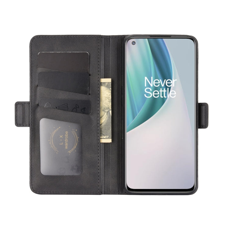 For OnePlus Nord N10 5G Dual-side Magnetic Buckle Horizontal Flip Leather Case with Holder & Card Slots & Wallet