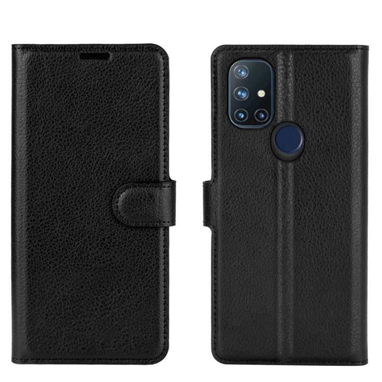 For OnePlus Nord N10 5G Litchi Texture Horizontal Flip Protective Case with Holder & Card Slots & Wallet