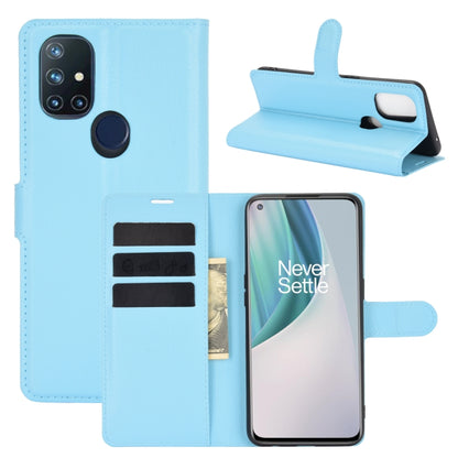 For OnePlus Nord N10 5G Litchi Texture Horizontal Flip Protective Case with Holder & Card Slots & Wallet