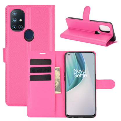 For OnePlus Nord N10 5G Litchi Texture Horizontal Flip Protective Case with Holder & Card Slots & Wallet