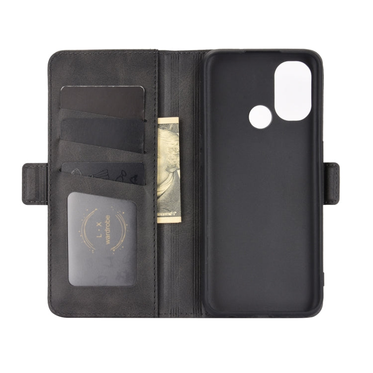 For OnePlus Nord N100 Dual-side Magnetic Buckle Horizontal Flip Leather Case with Holder & Card Slots & Wallet