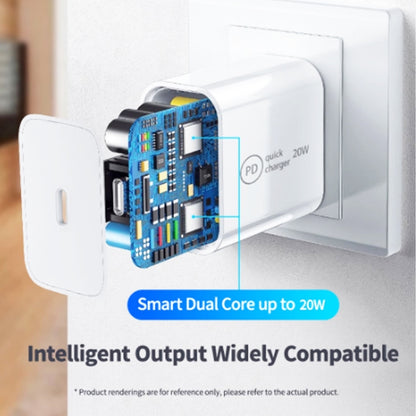 SDC-20W 2 in 1 PD 20W USB-C / Type-C Travel Charger + 3A PD 3.0   USB-C / Type-C to USB-C / Type-C Fast Charge Data Cable Set, Cable Length: 1m,, US Plug, EU Plug, UK Plug